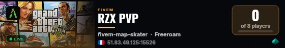 RZX PVP live status badge