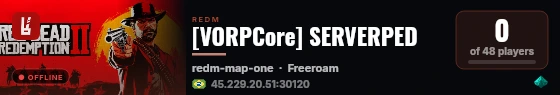 [VORPCore] SERVERPED live status badge