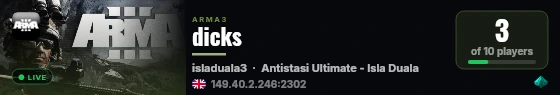 dicks live status badge