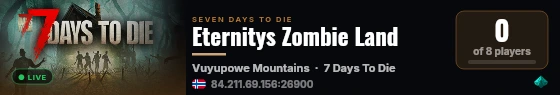 Eternitys Zombie Land live status badge