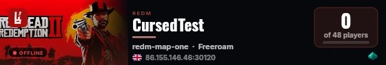 CursedTest live status badge