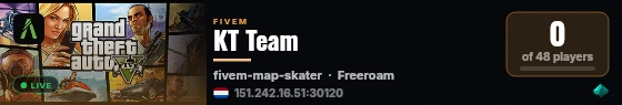 KT Team live status badge