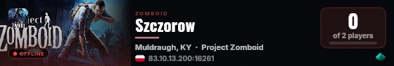 Szczorow live status badge