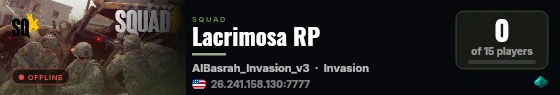 Lacrimosa RP live status badge