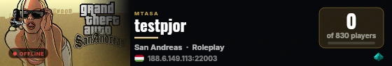 testpjor live status badge