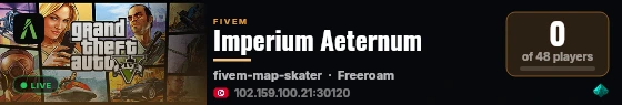 Imperium Aeternum live status badge