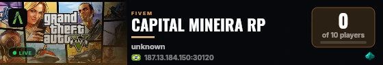 CAPITAL MINEIRA RP live status badge