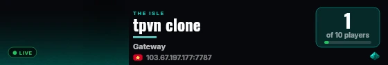 tpvn clone live status badge