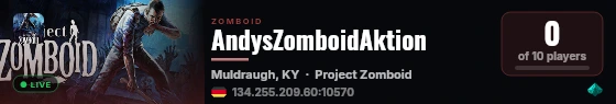 AndysZomboidAktion live status badge