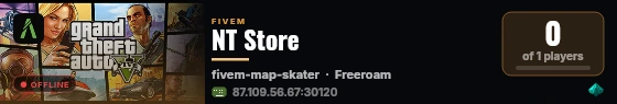 NT Store live status badge