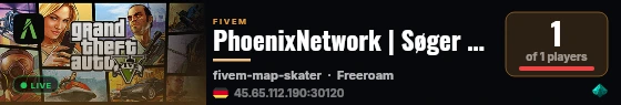 PhoenixNetwork | Søger Alt | 850K start | Massere EUP live status badge