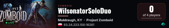 WilsonatorSoloDuo live status badge