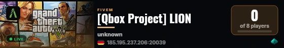 [Qbox Project] LION live status badge