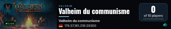 Valheim du communisme live status badge