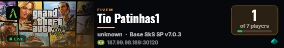 Tio Patinhas1 live status badge