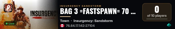 BAG 3 =FASTSPAWN= 70 BOT MAX 10 WAVES FULL LOADOUT live status badge