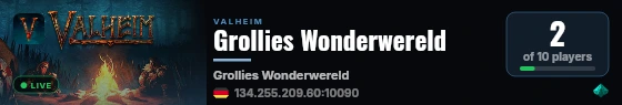 Grollies Wonderwereld live status badge