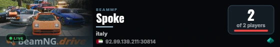 Spoke live status badge