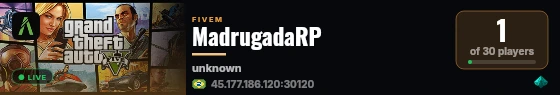 MadrugadaRP live status badge
