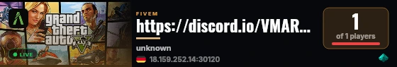 https://discord.io/VMARKET live status badge