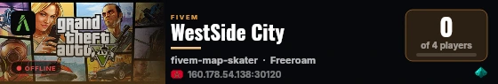 WestSide City live status badge