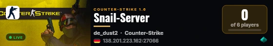 Snail-Server live status badge