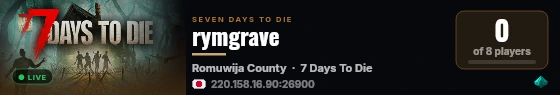 rymgrave live status badge