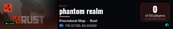 phantom realm live status badge