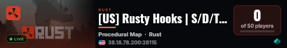 [US] Rusty Hooks | S/D/T | Softcore 50% Upkeep live status badge