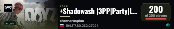 +Shadowash |3PP|Party|Loot+|Guns+|Map live status badge