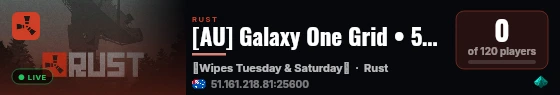 [AU] Galaxy One Grid • 5x Solo/Duo live status badge