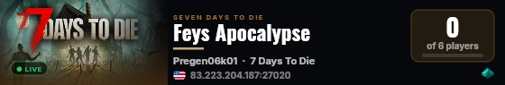 Feys Apocalypse live status badge