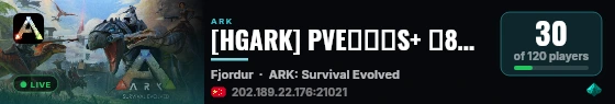 [HGARK] PVE不删档S+ 搜880 维京岛 - (v361.7) live status badge