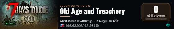 Old Age and Treachery live status badge