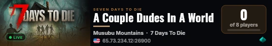 A Couple Dudes In A World live status badge