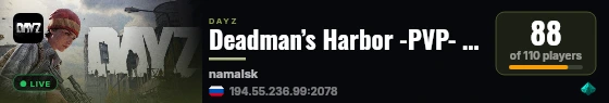 Deadman’s Harbor -PVP- -HC- -NO SAFEZONE- -RAID- live status badge