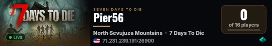 Pier56 live status badge