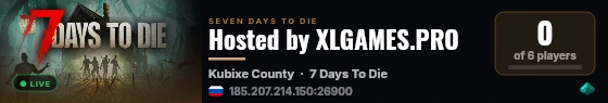 Hosted by XLGAMES.PRO live status badge