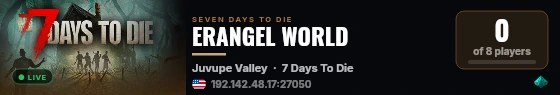 ERANGEL WORLD live status badge