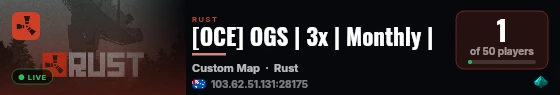 [OCE] OGS | 3x | Monthly | live status badge