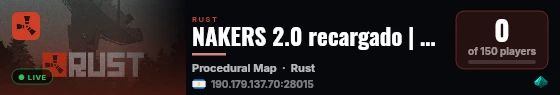 NAKERS 2.0 recargado | Mensual live status badge