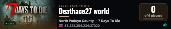 Deathace27 world live status badge