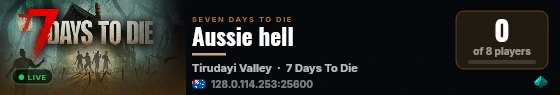Aussie hell live status badge