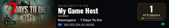My Game Host live status badge