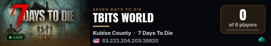 TBITS WORLD live status badge