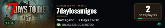 7daylosamigos live status badge