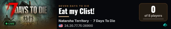 Eat my Clist! live status badge