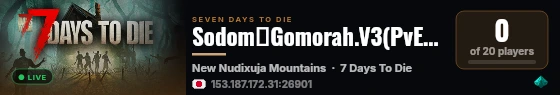 Sodom＆Gomorah.V3(PvE/JP) live status badge
