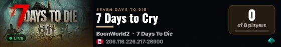 7 Days to Cry live status badge