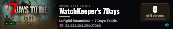 WatchKeeper's 7Days live status badge